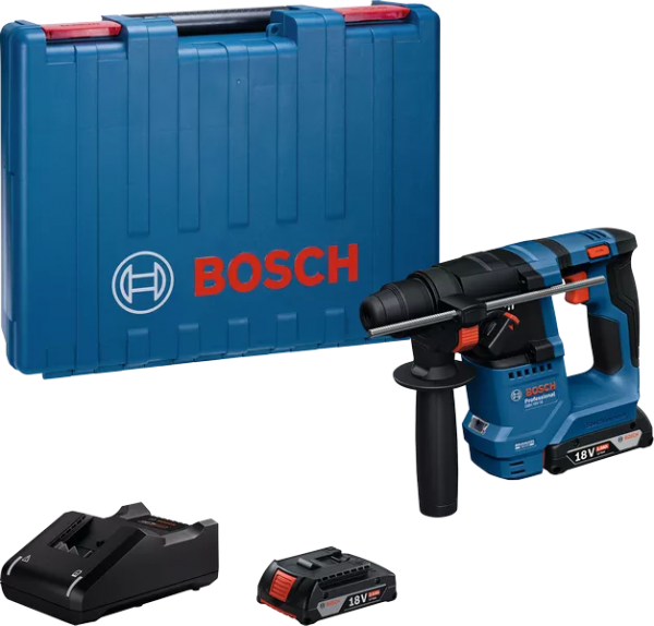 B-Ware: Bosch Professional GBH 18V-18 (CC) Akku-Bohrhammer SDS-Plus (2x2,0Ah) (0611927001)