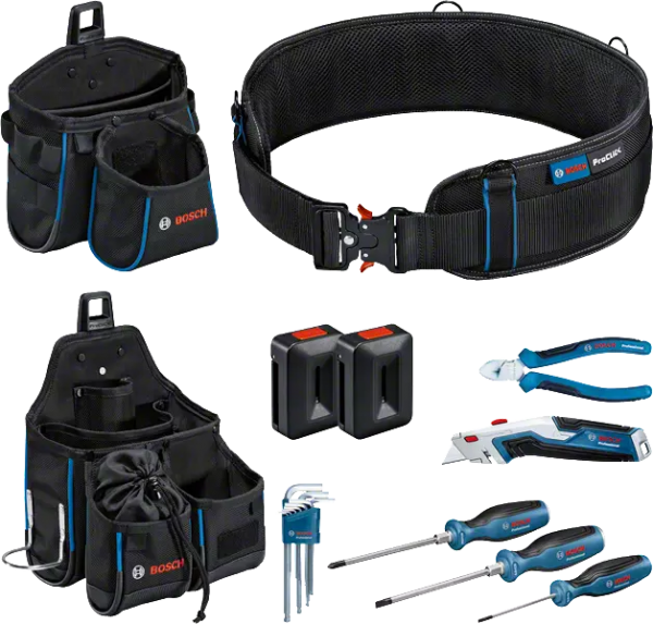 Bosch Professional Werkzeuggürtel + Hand Tools Combo-Set (1600A02H5C)