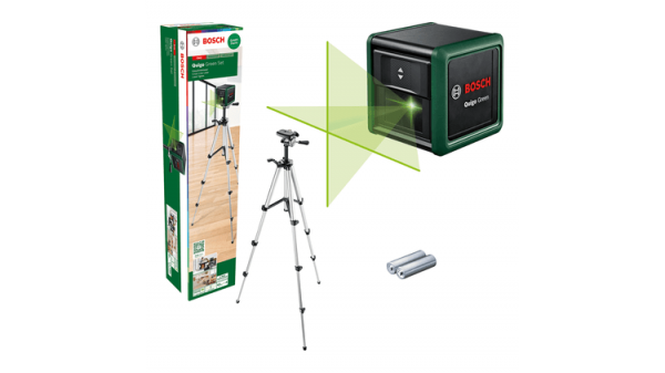 B-Ware Bosch DIY Quigo Green Set Kreuzlinien-Laser (0603663C04)