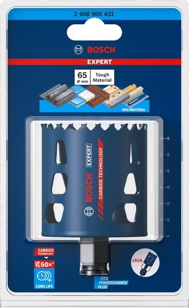 Bosch Professional Expert Tough Material Lochsäge, 65 x 60 mm (2608900431)