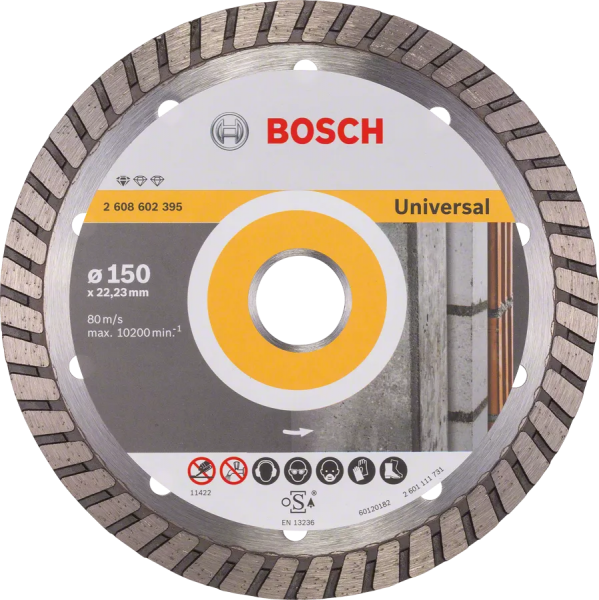 Bosch Professional DIA-TS 150x22,23 Std. Universal Turbo (2608602395)