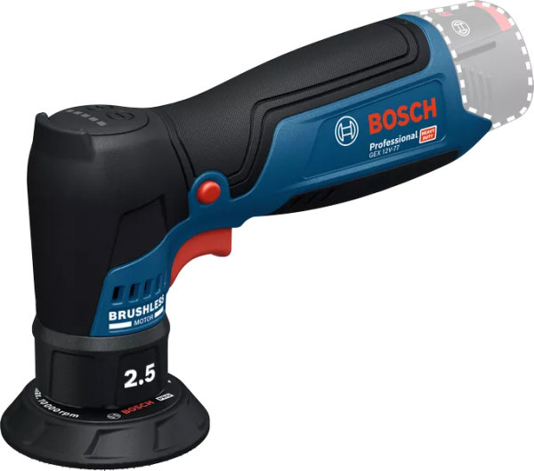Bosch Professional GEX 12V-77 (C) Akku-Exzenterschleifer solo (06019L2100)
