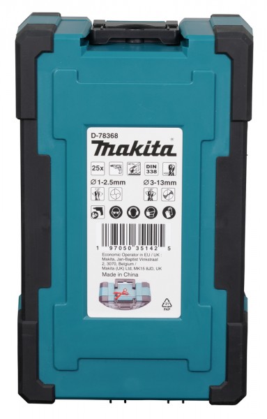 Makita Metallbohrer-Set 25tlg. (D-78368)
