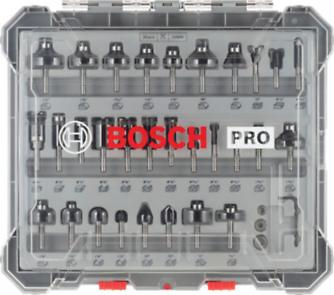 Bosch Professional PRO Fräser Set, 1/4" Schaft, 30 tlg.