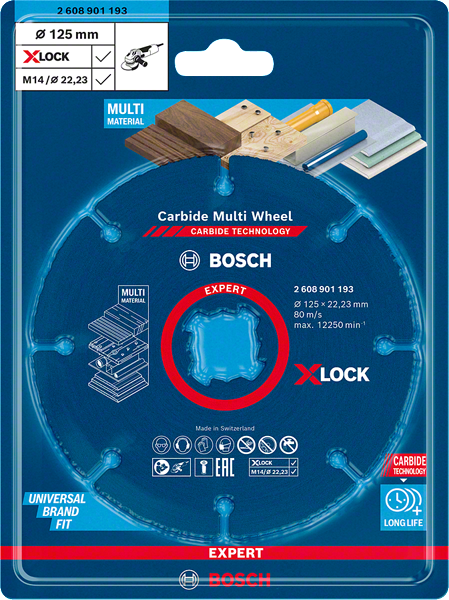 Bosch Professional X-LOCK CMW 125x22.23mm EXPERT (2608901193)