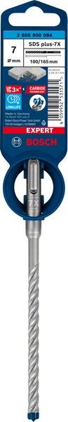 Bosch Professional Expert SDS plus-7X Hammerbohrer, 7 x 100 x 165 mm (2608900084)
