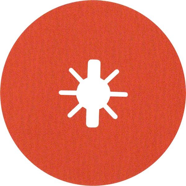 Bosch Professional Expert R782 Prisma Ceramic Fiberscheibe, X-LOCK, 125 mm, 22,23 mm, G 80, 5-tlg. (2608621810)