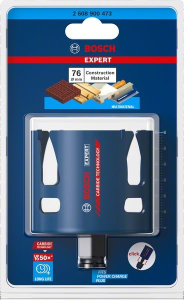 Bosch Professional Expert Construction Material Lochsäge, 76 x 60 mm (2608900473)