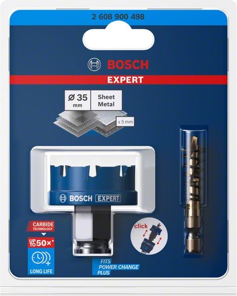 Bosch Professional Expert Sheet Metal Lochsäge, 35 x 40 mm (2608900498)