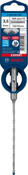 Bosch Professional Expert SDS plus-7X Hammerbohrer, 3,5 x 100 x 165 mm (2608900056)