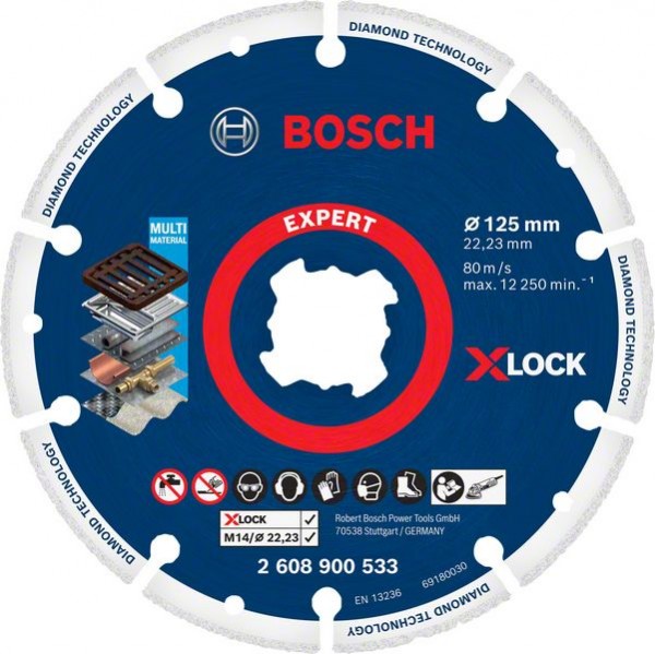 Bosch Professional X-LOCK Dia Metalltrennscheibe125x22.23mm (2608900533)