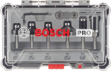 Bosch Professional PRO Abrundfräser Set, 6tlg.