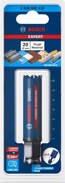 Bosch Professional Expert Tough Material Lochsäge, 20 x 60 mm (2608900419)