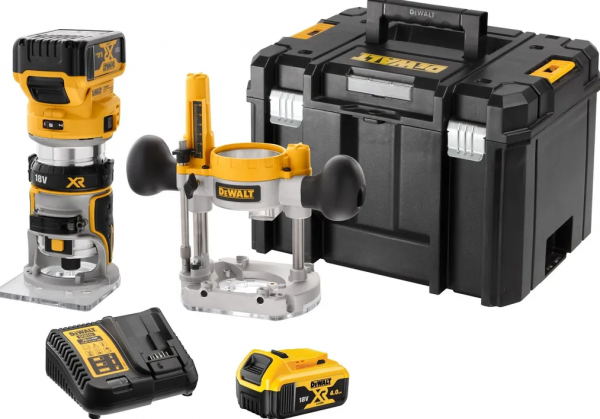 Dewalt DCW604P2-QW Akku-Kombifräse