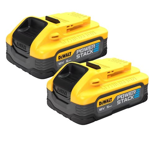 Dewalt DCBP518H2-XJ Akku-Set: 2x 18V XR PowerStack 5,0Ah
