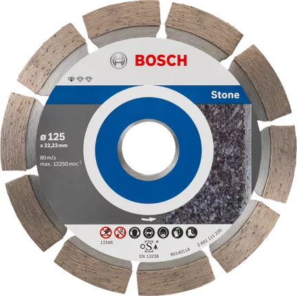Bosch Professional 10er Pack DIA-Trennscheibe 125x22,23 Standard for Stone (2608603236)