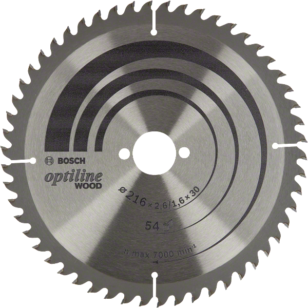 Bosch Professional Kreissägeblatt OP WO S 216x30-54 (2608838411)