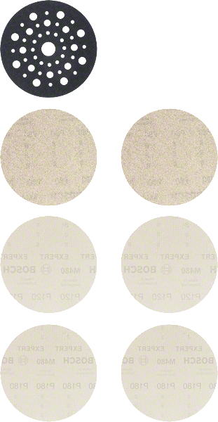 Bosch Professional Netzschleifsch.M480,125mm,StarterKit EXP (2608901202)