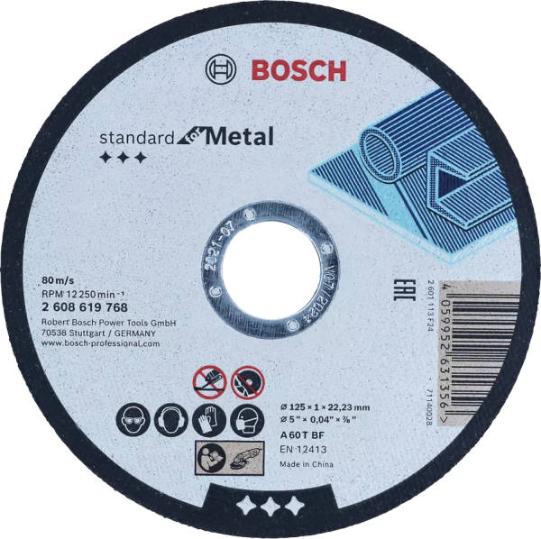 Bosch Professional Trennscheibe 125mm Standard for Metal (2608619768)