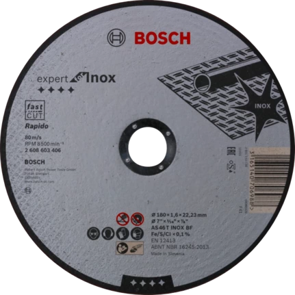 Bosch Professional Trennscheibe 180x1,6mm gerade INOX (2608603406)