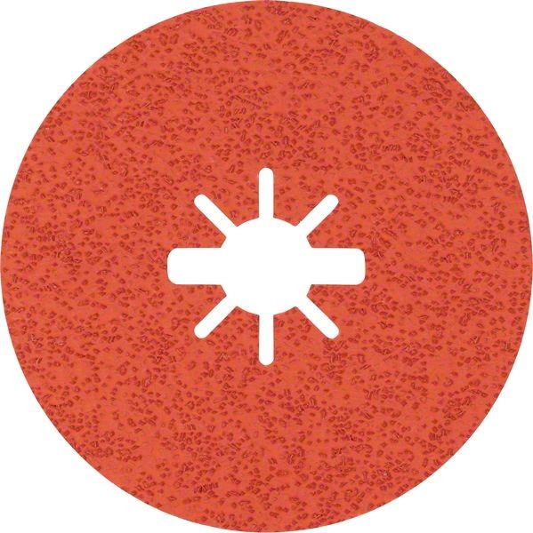 Bosch Professional Expert R782 Prisma Ceramic X-LOCK Fiberscheibe, 125 mm, 22,23 mm, G 36 (2608621824)