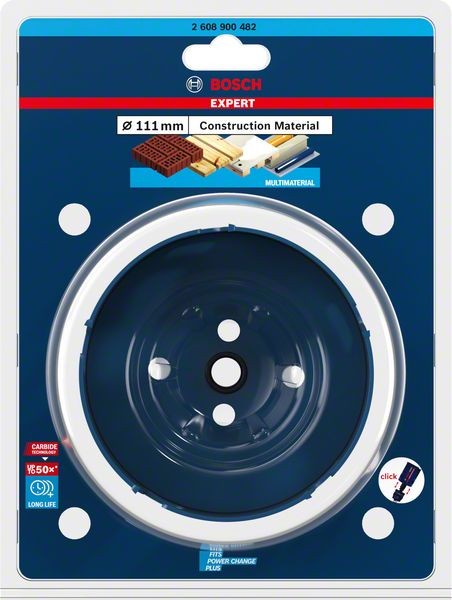 Bosch Professional Expert Construction Material Lochsäge, 111 x 60 mm (2608900482)