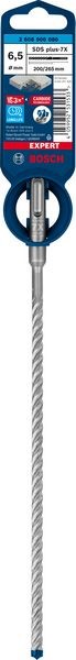 Bosch Professional Expert SDS plus-7X Hammerbohrer, 6,5 x 200 x 265 mm (2608900080)