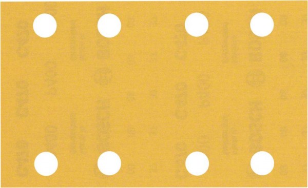 Bosch Professional Expert C470 Schleifpapier mit 8 Löchern für Schwingschleifer, 80 x 133 mm, G 400, 10-tlg. (2608900885)