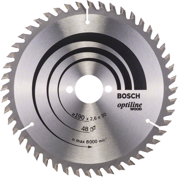 Bosch Professional Kreissägeblatt OP WO H 190x30-48 (2608640617)