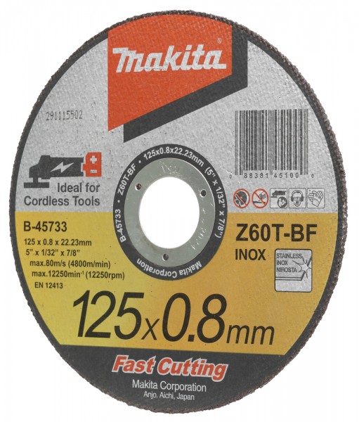 Makita Trennscheibe 125 x 0,8 mm (B-45733)