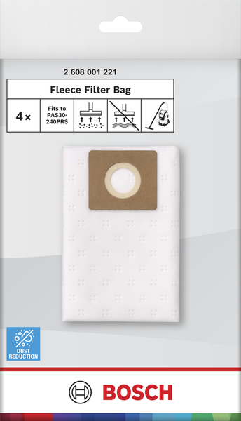 Bosch DIY Vliesbeutel für Staubsauger 520x500 mm (2608001221)