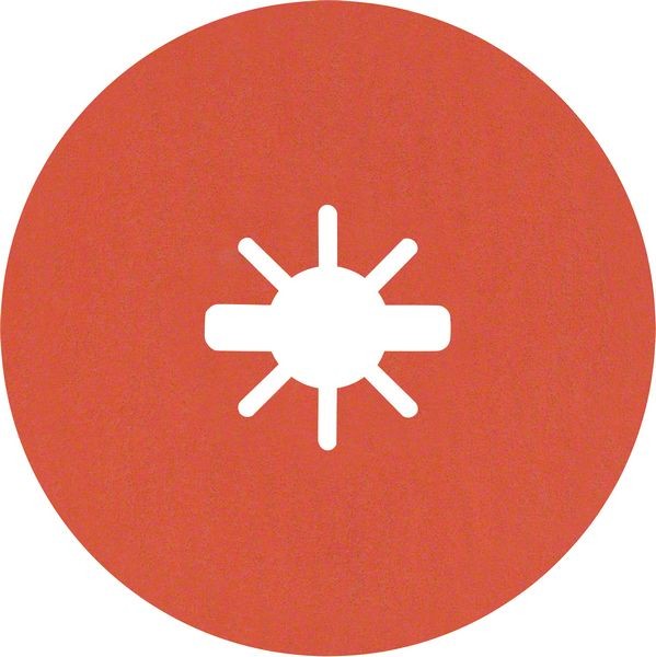 Bosch Professional Expert R782 Prisma Ceramic X-LOCK Fiberscheibe, 115 mm, 22,23 mm, G 80 (2608621822)