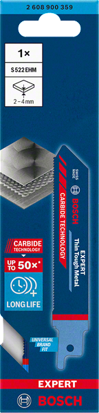 Bosch Professional Säbelsägeblatt S522EHM 1St EXPERT (2608900359)