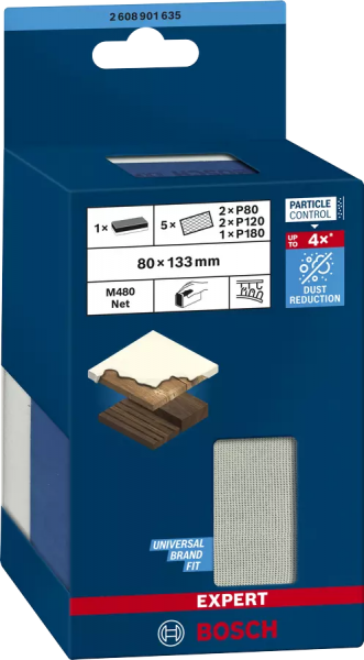 Bosch Professional EXPERT Schleifblock Dual Density M480 (2608901635)