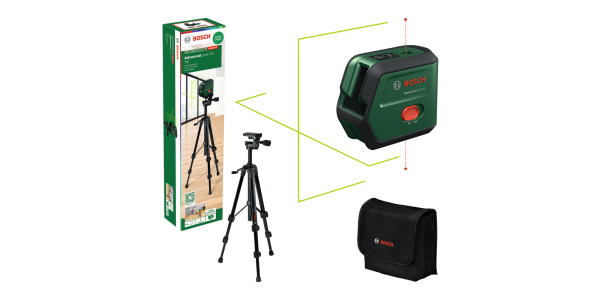 Bosch DIY AdvancedLevel 2G Kreuzlinien-Laser-Set (0603663G01)