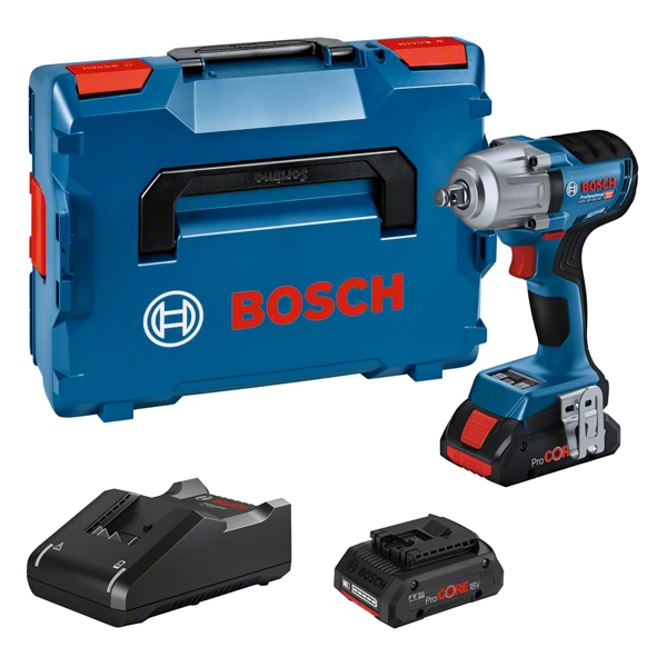 Bosch Professional GDS 18V-450 HC (L) Akku-Drehschlagschrauber (2xPC4,0Ah) (06019K4002)
