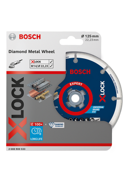 Bosch Professional X-LOCK Dia Metalltrennscheibe125x22.23mm (2608900533)