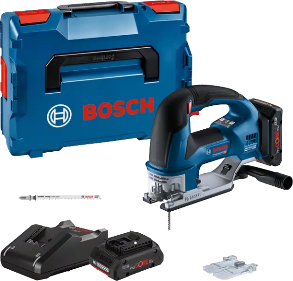 Bosch Professional GST 18V-155 BC (L) Akku-Stichsäge (2xPC4,0Ah) (06015B1002)