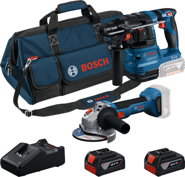 Bosch Professional Combi-Set 18V GWS+GBH+GBA+GAL (0615V0003C)