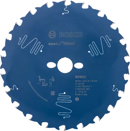 Bosch Professional Kreissägeblatt EX WO T 254x30-22 (2608644340)