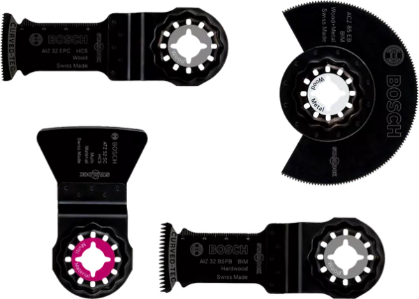 Bosch Professional 4 tlg. GOP Bodenbelag-Set für Multifunktionswerkzeug (2608661696)