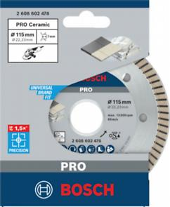 Bosch Professional PRO Keramik Diamantscheibe,115x22.23mm (2608602478)