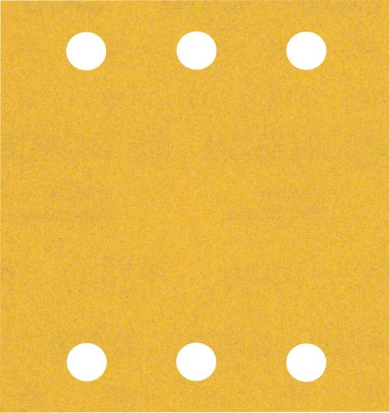 Bosch Professional Expert C470 Schleifpapier mit 6 Löchern für Schwingschleifer, 115 x 107 mm, G 240, 10-tlg. (2608900895)