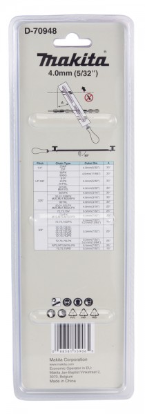 Makita Feilenhalter + Feile 4mm (D-70948)