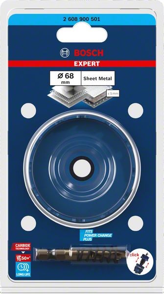 Bosch Professional Expert Sheet Metal Lochsäge, 68 x 40 mm (2608900501)