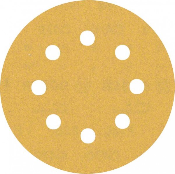 Bosch Professional Expert C470 Schleifpapier mit 8 Löchern für Exzenterschleifer, 115 mm, G 180, 5-tlg. (2608900798)