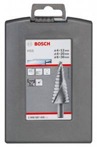 Bosch Professional HSS Set 3Stufenbo. 4-12,4-20,6-30mm (2608587426)