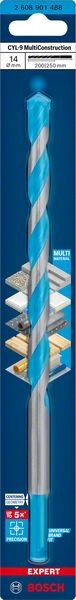 Bosch Professional Expert CYL-9 MultiConstruction Bohrer, 14 x 200 x 250 mm, d 14 mm (2608901488)