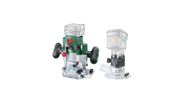 Bosch DIY AdvancedTrimRouter Combi-Set Akku-Oberfräse (06039D5002)