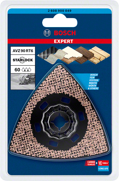 Bosch Professional Schleifplatte MultiMa AVZ90RT6 1St EXP (2608900049)